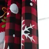 Tenda Tende Natale Romano Per Windows Home Moda Tende Scozzesi Rosse 117x160cmTenda