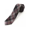 Original High Quality Cotton 2.4 Skinny Plaid Solid Cashmere Tie Wool Men Neck For Youth Working Meeting