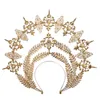 Elegant Virgin Mary Halo Headband Costume Accessories Tiaras Crown Headpiece Headdress Angel Princess Cosplay Head Wear