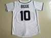 XFLSP Baseball Jersey Biggie Smalls # 72 Bad Boy Notorious Big Movie Jersey Broderi Stitched White Black High Quality Vintage Jersey