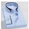 2022 Spring commercial easy care shirt male oversize long-sleeve fashion formal high quality plus size M-5XL