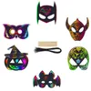 Halloween Scratch Painting Animal Masks Kids Birthday Party Prom Diy Masks