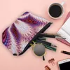 Mandala 3D-Druck Kosmetiktaschen Mode bedruckte Handtasche Make-up-Tasche Polyster Reißverschluss Make-up-Hülle Outdoor-Reise-Clutch-Beutel 2022 Monolayer