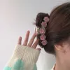 透明ピンク桃のヘアピンサメのバレッタヘアピンピーチ日本の女の子甘いキャッチクリップヘッドドレス