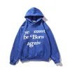 22ss Men's Hoodie CPFM YE MUST BE BERN AGAIN 편지 인쇄 하이 스트리트 힙합 후드 6 색 후드 티셔츠 까마귀