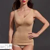 Kobiety body shaper plus bra cami tank top kamizelka przesuwana gorset Shapewear Slim Up Lift Lingerie Paski dla kobiet sport 220801