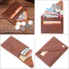 Card Holders Vintage Genuine Leather Wallet Holder Casual Men Hasp Coin Purse 2022 Design Brown Cow Carteira MasculinaCard