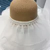 Chapeaux à large bord Mode d'été Sortie Chapeau de paille Féminin Perle Dentelle Grand Style Coréen Protection Solaire Plage Pour FemmesWide Oliv22