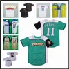 Uomini Giappone Hokkaido Nippon Ham Fighters # 16 Shohei Ohtani # 11 Maglia da baseball cucita Bianco Nero Verde Fan alternati Uniformi Personalizzate