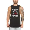 OEM Coton personnalisé plus taille réservoir pour hommes gymnase Gym Fitness Hommes Stringer Sans manchés