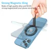 Supporto magnetico per anello per telefono per iPhone 13 12 Iphone 15 Pro Max Series Accessori MagSafe Custodie Staffa di supporto portatile regolabile per tutti i telefoni
