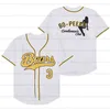 Glamitness the Bad News Bears Movie Baseball Jersey 3 Kelly Lek 12 Tanner Boyle Chico's Bail Bonds Jersys Bo Peeps All gestikte wit zwart geel