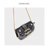 schoudertas dames veelzijdige handtassen draagbare kleine vierkante crossbody lederen ketting schoudertas 220617