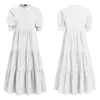 Kvinnor S Summer Sundress Elegant Dress Beach Vintage Swing Party Long Vonda Bohemian Vestidos Casual Robe 220521