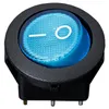 التبديل 16A LED Bipolar Rocker ON / OFF SPST ل Auto Moto Boat Cnim