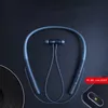 자기 무선 이어폰 PK WI-XB400 Bluetooth 5.0 R12 Neckband 스포츠 이어 버드 음악 헤드셋 핸즈프리 전화 모바일 스마트 휴대 전화 용 마이크가 있습니다.