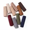 Ribbed Jersey Hijab Scarf Stretchy Knitting Scarf Cotton Shawl Stripes for Muslim Women Plain Headscarf Wrap Head 12 Colors