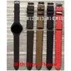 Bandouches de montre en cuir designer accessoires de qualité supérieure pour Samsung Galaxy Watch4 20 mm 22 mm Apple 38 mm 40 mm 42 mm 44 mm iwa1943430