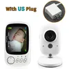 Moniteur vidéo couleur sans fil pour bébé, 3.2 pouces, portable, caméra de sécurité pour nounou, interphone à Vision nocturne IR LED