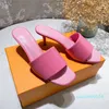 Fashion-High Quality Womens Printed Sandals High-Heel Tofflor Stiletto Letters Ladies Sandals Läder Designer Fashion Shoes