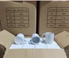 Wysokiej jakości 11 uncji/320 ml pusty kubek z uchwytem spersonalizowany transfer ciepła Ceramiczny DIY White Water Cup Party Gift Spot Hurtowa
