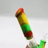 Hookahs silikonowy bong 3 kolor mini bąbelkowe rury wodne dab platformy bong