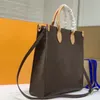 Vertical Tote Bag Large Capacity Shopping Bags Woman Handbag Purse Genuine Leather Classic Letter Business Handbags Detchable Cross-body Shoulder Strap