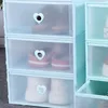 Szafa odzieżowa Plastikowe pudełka na buty składane przezroczyste buty pudełko zagęszczona szuflada do układania organizera pudełka na szafkę