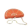 Evening Bags Special Top Design Bridal Wedding Party Purses Women Diamonds Fruit Orange Slice Crystal Clutches PursesEvening