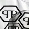 플레인 베어 티 셔츠 남성 디자이너 Tshirts 브랜드 의류 모조 다이아몬드 두개골 남자 티셔츠 클래식 고품질 힙합 스트리트웨어 TSHIRT 캐주얼 탑 티스 PP 008