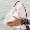 Big Fish Sea Fishing Net Lura Hand Aluminium Alloy Outdoor Blue Silica Gel Diddle-net 220326