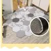 Tapis de tapis de boucle de soie Tapis de porte Nordic Minimaliste Anti-dérapant Entrée intérieure Cuisine Salle de bain Tapis de sol Tapis de sol