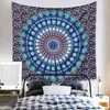 Bohemian Mandala mattvägg hängande blommor konst Indien psykedelisk tapiz hippie boho dekor vägg matta sovsal sovrum bakgrund j220804