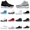 Mens Basketball shoes 11 11s Concord cool grey cap gown red Legend Blue Space Jam Win Like 96 UNC Jubilee Bred Pure Violet 72-10 low Pantone men women sports sneakers 36-47