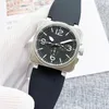 남성 시계 캐주얼 시계 완전 자동 기계 손목 시계 50mm 사파이어 방수 남성 고무 스트랩 스포츠 시계