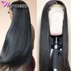 HD Transparent 13x4 13x6 Lace Front Human Hair Wigs Pre Plucked Brazilian Straight Lace Frontal Wig 4x4 5x5 Lace Closure Wig 220715
