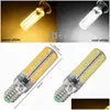 Led Bulbs Dimmable Light Bb G4 G9 E11 E12 E14 E17 Ba15D 5730 Smd 80 Lamp Sile Lighting Pure Warm White Ac110V 220V Drop Delivery Ligh Dhzae