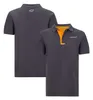 F1 Polo Camisetas de manga corta con solapa del equipo Tops de secado rápido transpirables personalizados