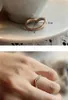 Koreanische V-förmige Design Diamond Ring Frauen rosa Einfacher Schwanzringschmuck Hersteller Großhandel Heiße Stände