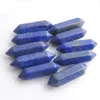 Pilares hexagonales al por mayor piedras de pilar Hexagonal Reiki Chakra Natural Lazuli Stone No Beads Beads Colgante para joyas que fabrican 30x8 mm du3308