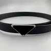 3 5cm Designers Belt Luxurys high quality men's leather belt with printed PRa letters women's belts fashion buckle305B