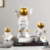 3PCS Astronaut Figurines Rzeźba Rzeźba Nowoczesne dekoracje Miniatury Ozdoby Stołu Kosmonaut Dekoracyjne 220811