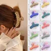 Koreanische Einfarbig Geflochtene Große Haar Krallen Acryl Haarnadeln Haarspange Haar Clips Kopfbedeckungen Für Frauen Mädchen Haar Zubehör