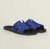 Summer Luxury Izmir Sandals Shoes For Men Calfskin Leather Slip On Comfort Footwear Beach Slide Walking Boy's Flip Flops Sandalias EU38-45.BOX