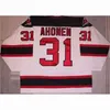 C2604 Mit Albany River Rats Mens 40 Scott Clemmensen 15 Cody 23 Rob Skrlac 31 Ari Ahonen 20 Ryan Murphy 12 Ilkka Pikkarainen Hockey Jerseys