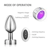 Sex toy Jouet Masseur Anal Plug avec Push 7 Modes de Vibrations Jouets pour Hommes Prostate Télécommande Vibromasseur 18 Q2XC