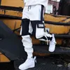 Coréen Jogging Cargo Pants Hommes Hip Hop Survêtement Streetwear Baggy Losse Pantalon Harajuku Mode Homme Sport Vêtements Pantalons De Survêtement G220507