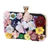 Damen Luxus Abendtasche handgemachte Perlentasche Blume Pailletten weibliche Clutch Bag