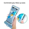 Petite taille arrière Airbag flottant plus de flottaison étui de téléphone portable sac étanche pour iphone xiaomi huawei natation plongée surf Kayak pêche