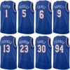 Screen Print Men Youth Association Basketball Julius Randle Jersey 30 RJ Barrett 9 Derrick Rose 4 Evan Fournier 13 Mitchell Robinson 23 Immanuel Quickley 5 Earned